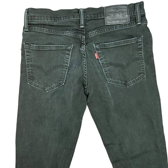 Levis 511 Black Jeans Stretchy Slim Straight Size 31 - Picture 5 of 6